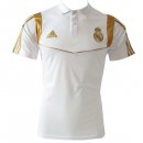Polo Real Madrid 2019 2020 Bianco Oro