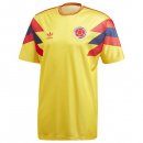 Thailandia Maglia Columbia Home Retro 1990 Giallo Thailandia Maglia Columbia Home Retro 1990 Giallo