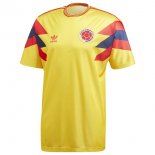 Thailandia Maglia Columbia Home Retro 1990 Giallo Thailandia Maglia Columbia Home Retro 1990 Giallo