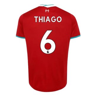 Maglia Liverpool NO.6 Thiago Home 2020 2021 Rosso