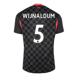 Maglia Liverpool NO.5 Wijnaldum Terza 2020 2021 Nero