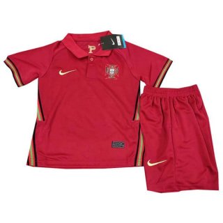 Maglia Portogallo Home Bambino 2020 Rosso