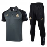 Polo Real Madrid Set Completo 2024 2025 Grigio
