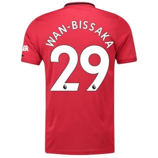Maglia Manchester United NO.29 Wan Bissaka Home 2019 2020 Rosso