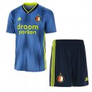 Maglia Feyenoord Rotterdam Away Bambino 2019 2020 Blu Maglia Feyenoord Rotterdam Away Bambino 2019 2020 Blu