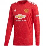 Thailandia Maglia Manchester United Home Ml 2020 2021 Rosso