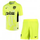 Maglia Atletico Madrid Terza Bambino 2020 2021 Verde Fluorescente