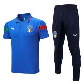 Polo Italia Set Completo 2023 2024 Blu 2