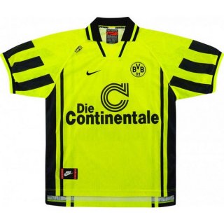 Thailandia Maglia Borussia Dortmund Replica Home Retro 1996 1997 Giallo
