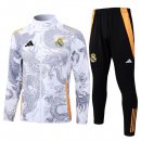 Giacca Real Madrid 2024 2025 Bianco Grigio 2