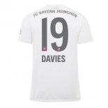 Maglia Bayern Munich NO.19 Davies Away 2019 2020 Bianco Maglia Bayern Munich NO.19 Davies Away 2019 2020 Bianco