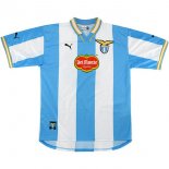 Thailandia Maglia Lazio Home Retro 1999 2000 Blu Bianco Thailandia Maglia Lazio Home Retro 1999 2000 Blu Bianco