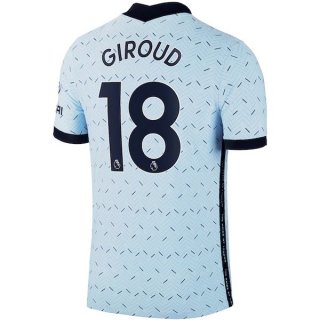 Maglia Chelsea NO.18 Giroud Away 2020 2021 Blu