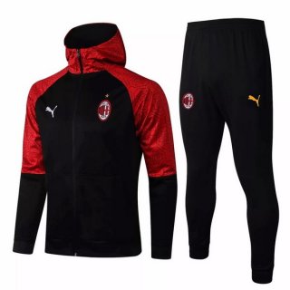 Felpa Cappuccio AC Milan 2021 2022 Rosso Nero