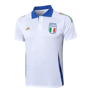 Polo Italia 2024 2025 Bianco Blu 2