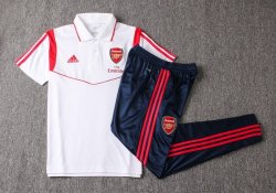 Polo Arsenal Set Completo 2019 2020 Bianco Rosso