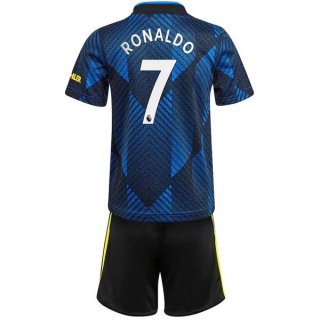 Maglia Manchester United NO.7 Ronaldo Terza Bambino 2021 2022