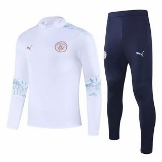 Giacca Manchester City 2020 2021 Bianco Blu