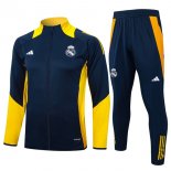 Giacca Real Madrid 2024 2025 Blu Giallo 3