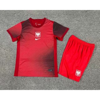 Maglia Polonia Away Bambino 2024 2025