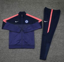 Felpa Chelsea 2020 2021 Blu Navy Arancione