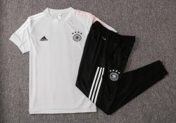 Maglia di Formazione Germania Set Completo 2020 Grigio Nero Maglia di Formazione Germania Set Completo 2020 Grigio Nero