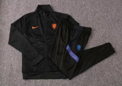 Felpa Paesi Bassi 2020 Nero Porpora