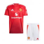 Maglia Manchester United Home Bambino 2024 2025