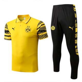 Polo Borussia Dortmund Set Completo 2022 2023 Giallo