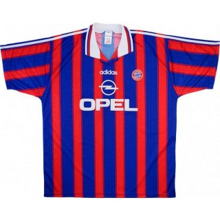 Thailandia Maglia Bayern Munich Home Retro 1995 1997 Blu Rosso