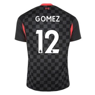 Maglia Liverpool NO.12 Gomez Terza 2020 2021 Nero